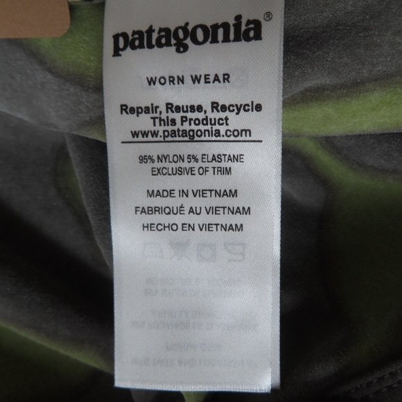 patagonia scallop hem stretch wavefarer boardshorts aerial camo  38/18 (39x7.5) - Picture 6 of 10